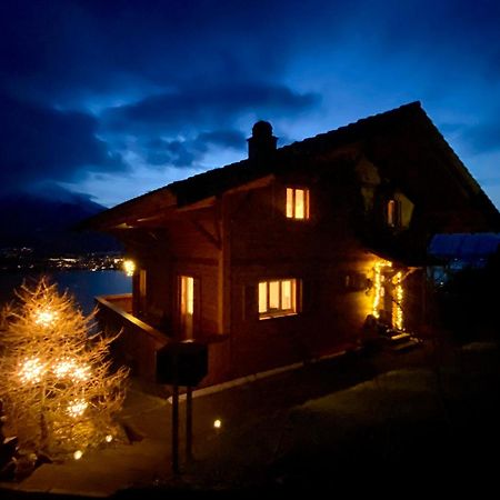 Chalet Egglen "Typical Swiss House, Best Views, Private Jacuzzi" ซิกริซวิล ภายนอก รูปภาพ