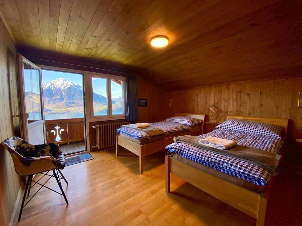 Chalet Egglen "Typical Swiss House, Best Views, Private Jacuzzi" ซิกริซวิล ภายนอก รูปภาพ