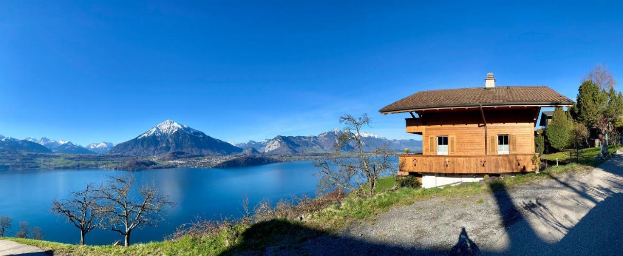 Chalet Egglen "Typical Swiss House, Best Views, Private Jacuzzi" ซิกริซวิล ภายนอก รูปภาพ
